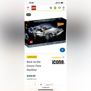 Brand New Back to the future Lego set!
